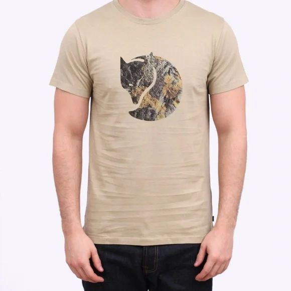 Fjallraven Rock Logo Tee - Cork - Picture 1 of 2